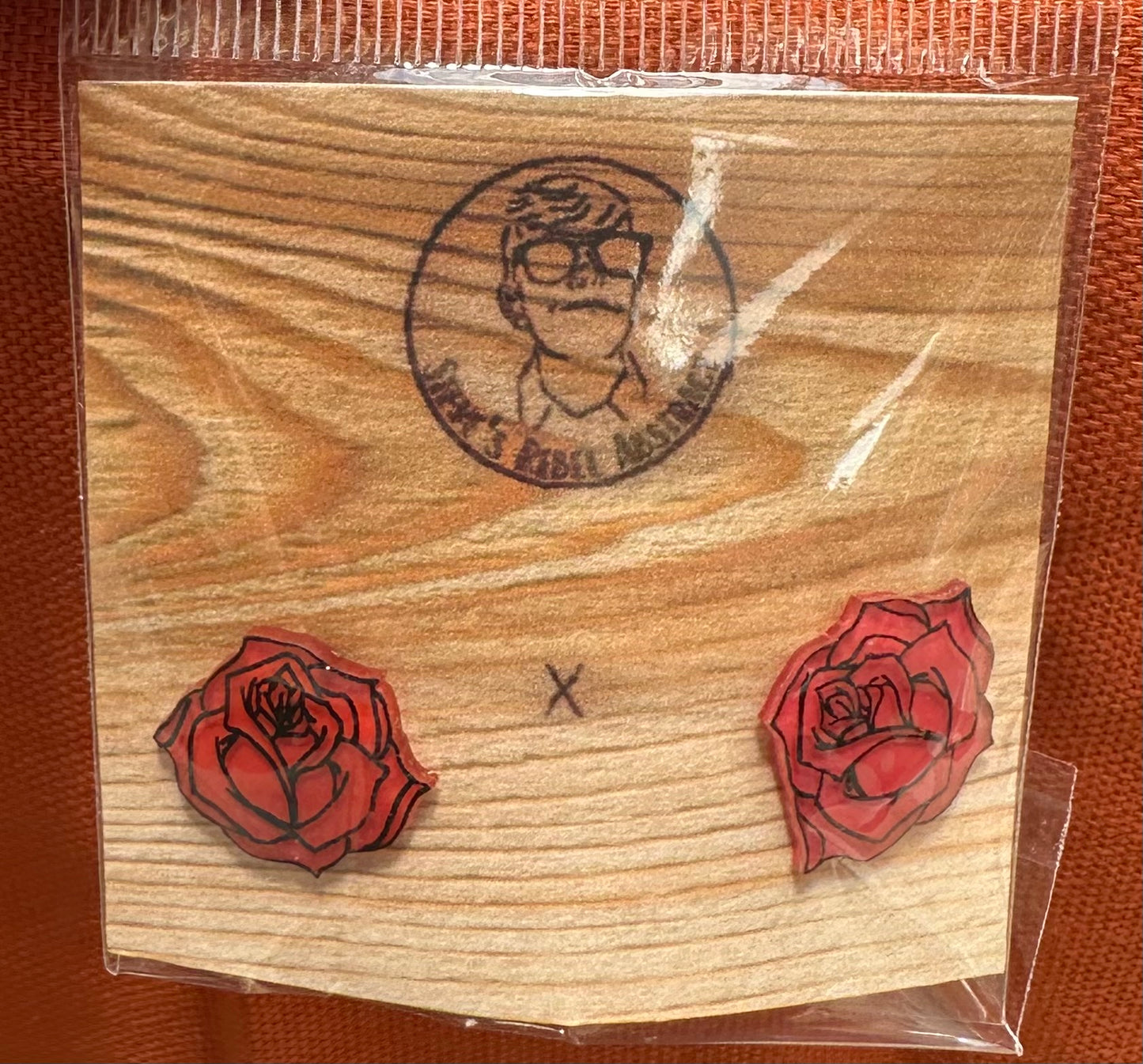 Rose Stud Earrings