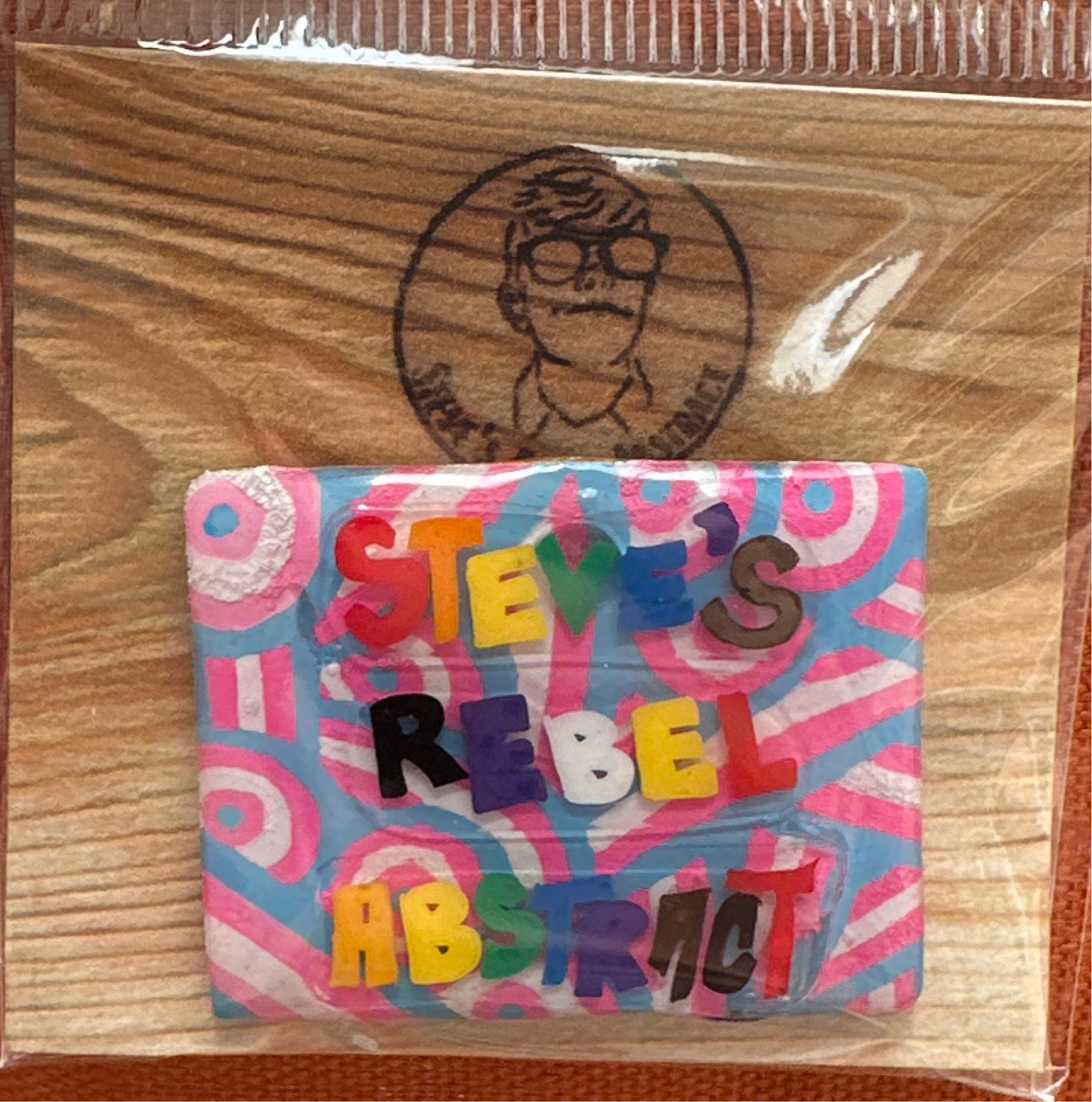 Custom Steve's Rebel Abstract Pins