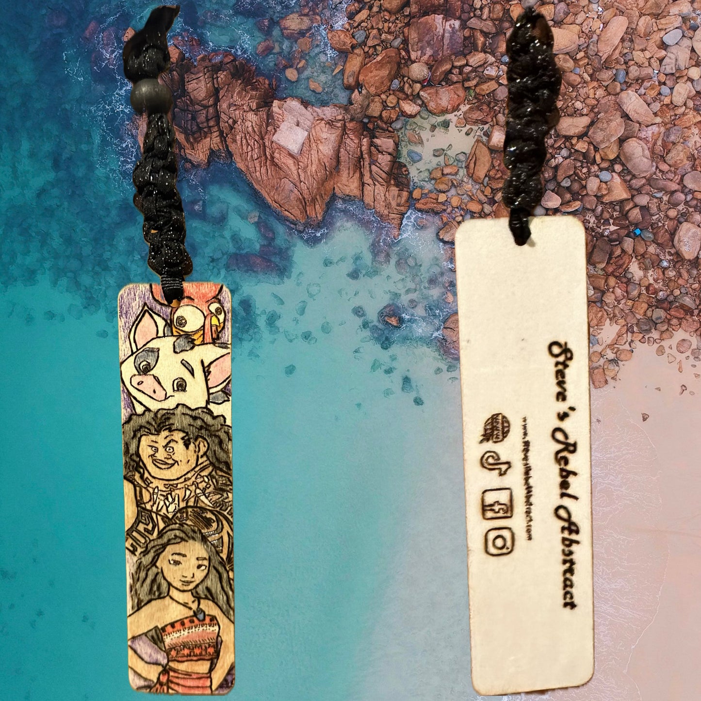 Wood Burned Bookmarks