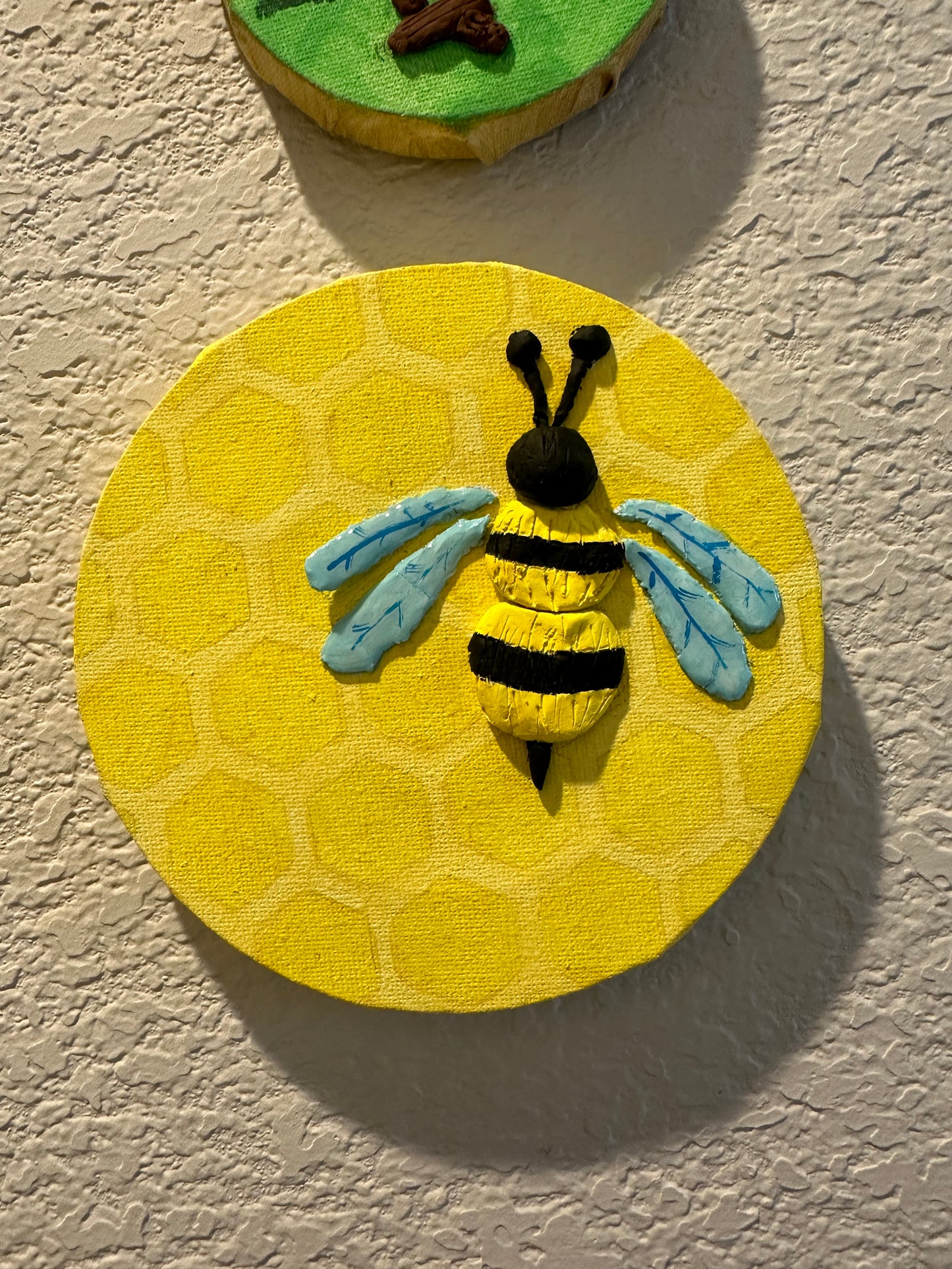 Bee on Honeycomb