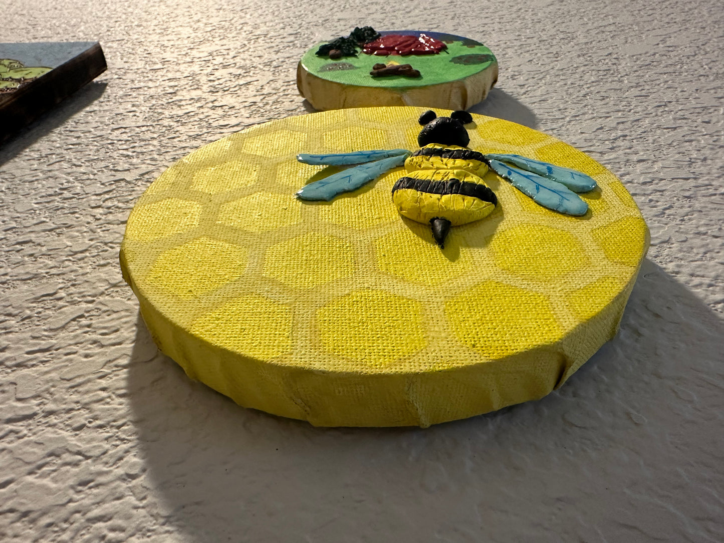 Bee on Honeycomb