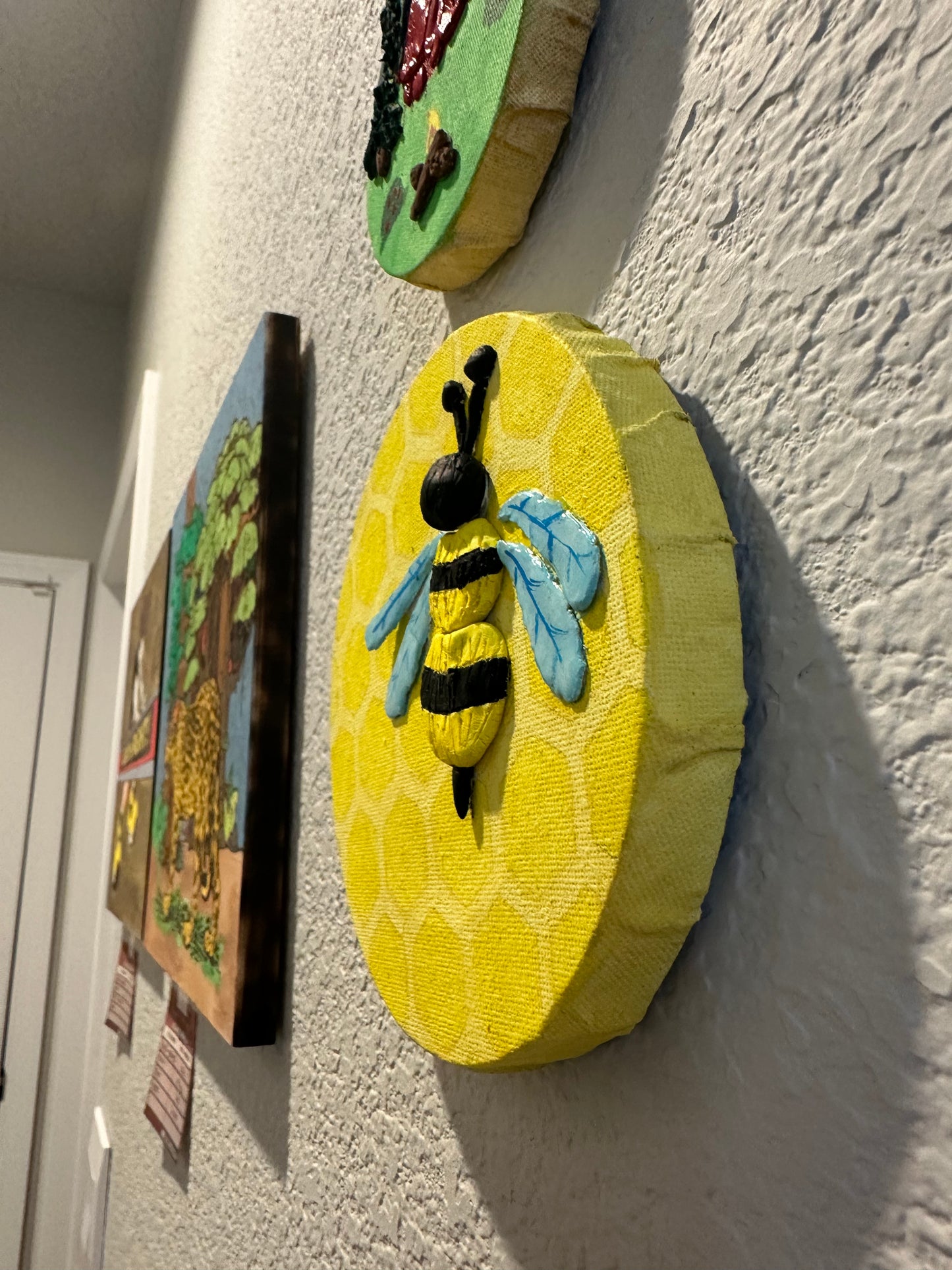 Bee on Honeycomb