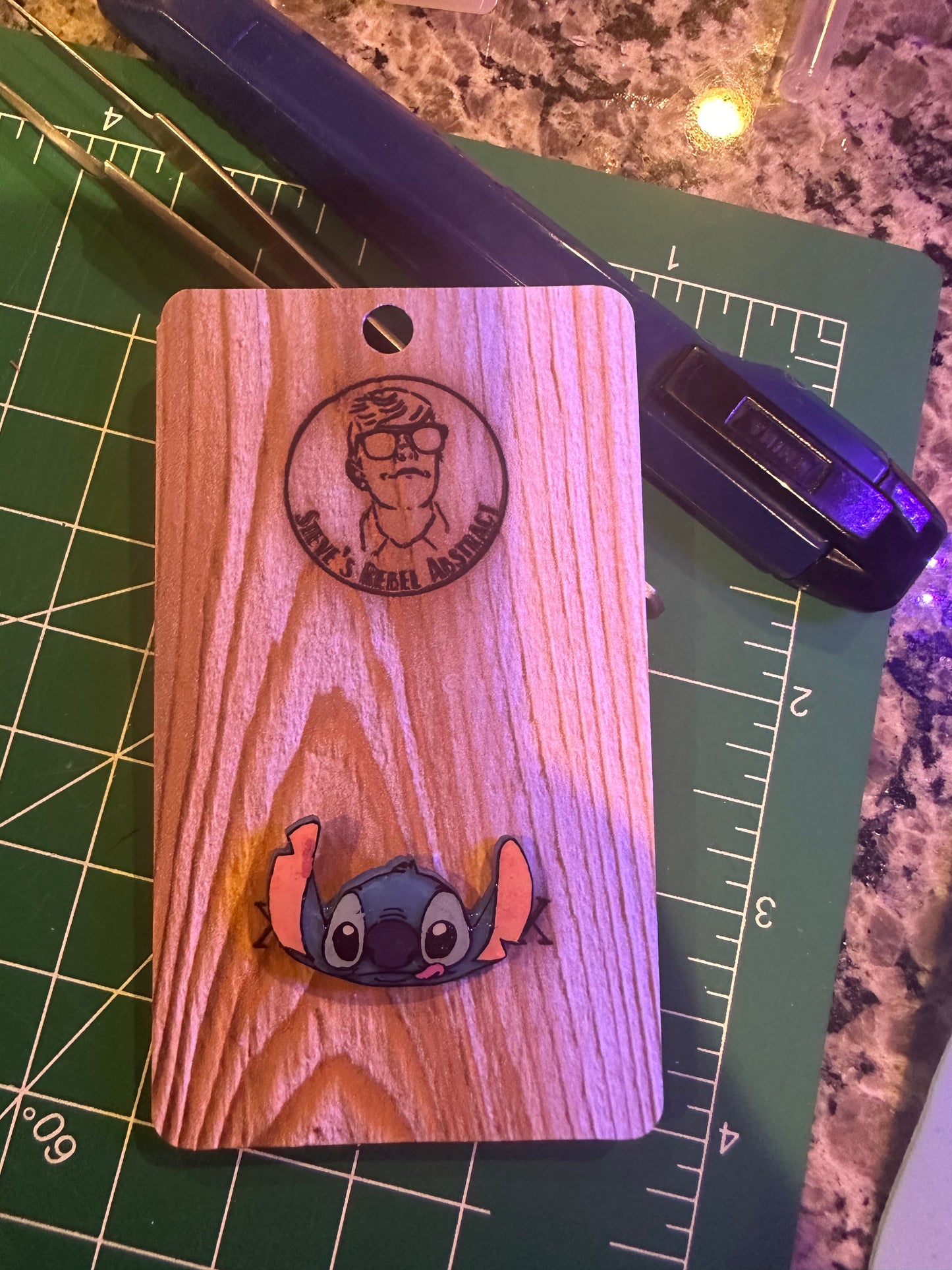 Blue Alien Koala Pin